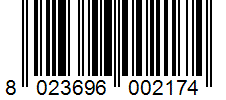 Barcode 8023696002174