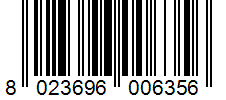 Barcode 8023696006356
