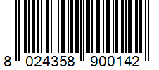 Barcode 8024358900142