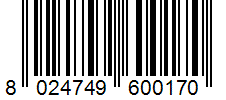 Barcode 8024749600170