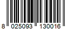 Barcode 8025093130016