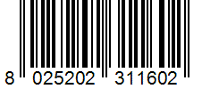 Barcode 8025202311602