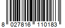 Barcode 8027816110183