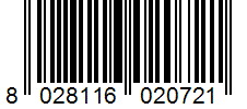 Barcode 8028116020721