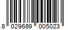 Barcode 8029689005023