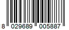Barcode 8029689005887