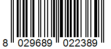 Barcode 8029689022389
