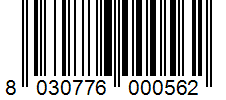 Barcode 8030776000562
