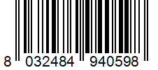 Barcode 8032484940598