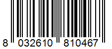 Barcode 8032610810467