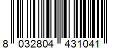 Barcode 8032804431041