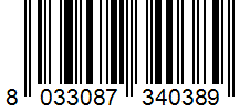 Barcode 8033087340389