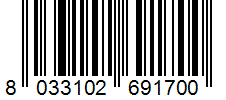 Barcode 8033102691700