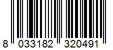 Barcode 8033182320491