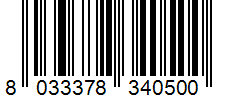 Barcode 8033378340500