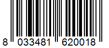 Barcode 8033481620018