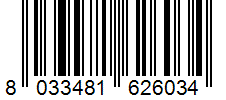 Barcode 8033481626034