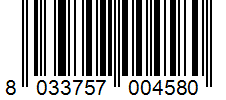 Barcode 8033757004580