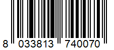 Barcode 8033813740070