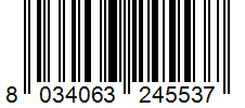 Barcode 8034063245537