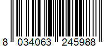 Barcode 8034063245988