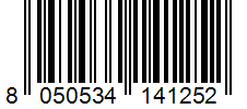 Barcode 8050534141252