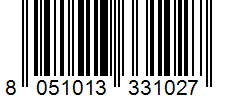 Barcode 8051013331027