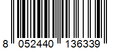 Barcode 8052440136339