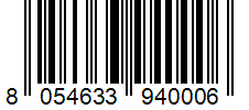Barcode 8054633940006