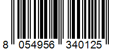 Barcode 8054956340125