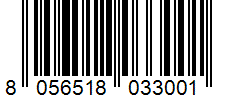 Barcode 8056518033001