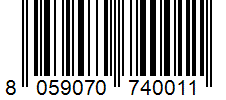Barcode 8059070740011
