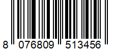 Barcode 8076809513456