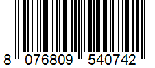 Barcode 8076809540742