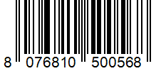 Barcode 8076810500568