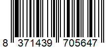 Barcode 8371439705647
