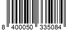 Barcode 8400050335084