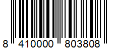 Barcode 8410000803808