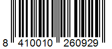 Barcode 8410010260929