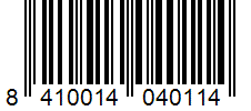Barcode 8410014040114
