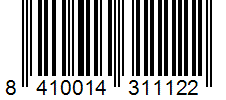 Barcode 8410014311122