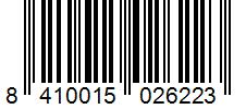 Barcode 8410015026223
