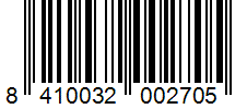 Barcode 8410032002705