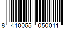 Barcode 8410055050011