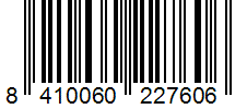 Barcode 8410060227606