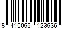Barcode 8410066123636