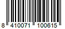 Barcode 8410071100615