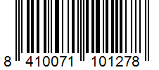 Barcode 8410071101278