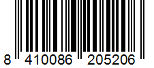 Barcode 8410086205206