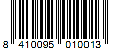 Barcode 8410095010013